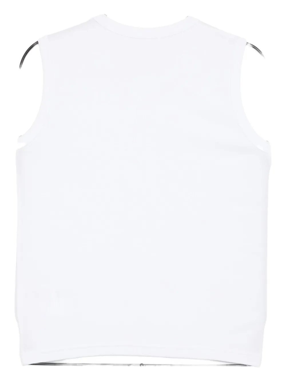 Comme Des Garçons Cotton Tank In White