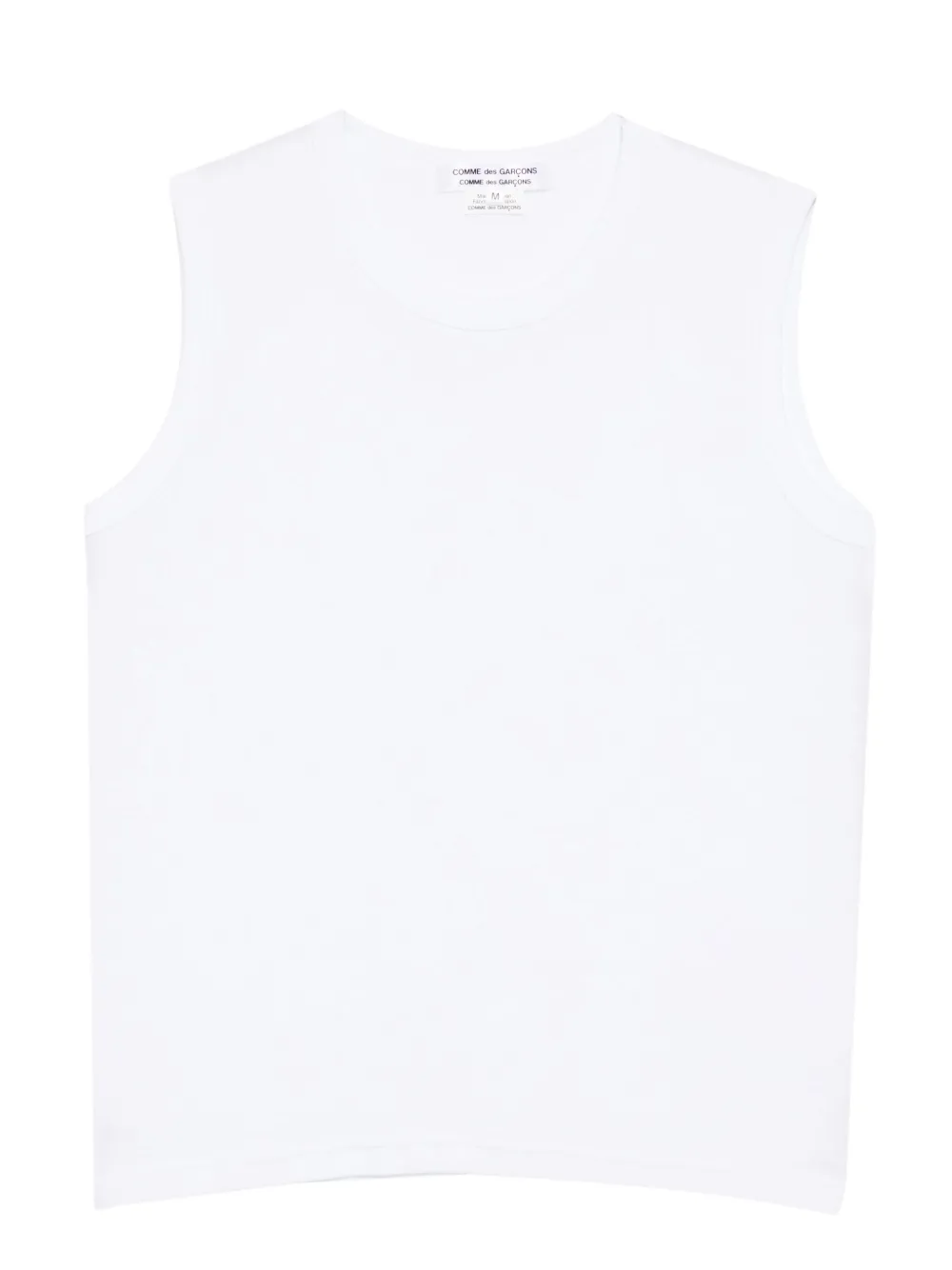 Comme Des Garçons Comme Des Garçons cotton tank - Bianco