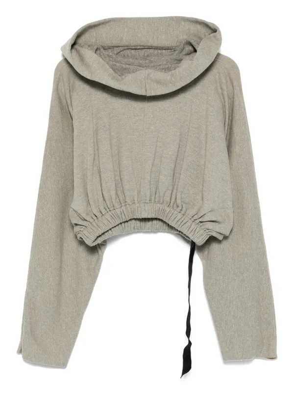 Rick Owens DRKSHDW Drawstring Hoodie | Grey | FARFETCH CA