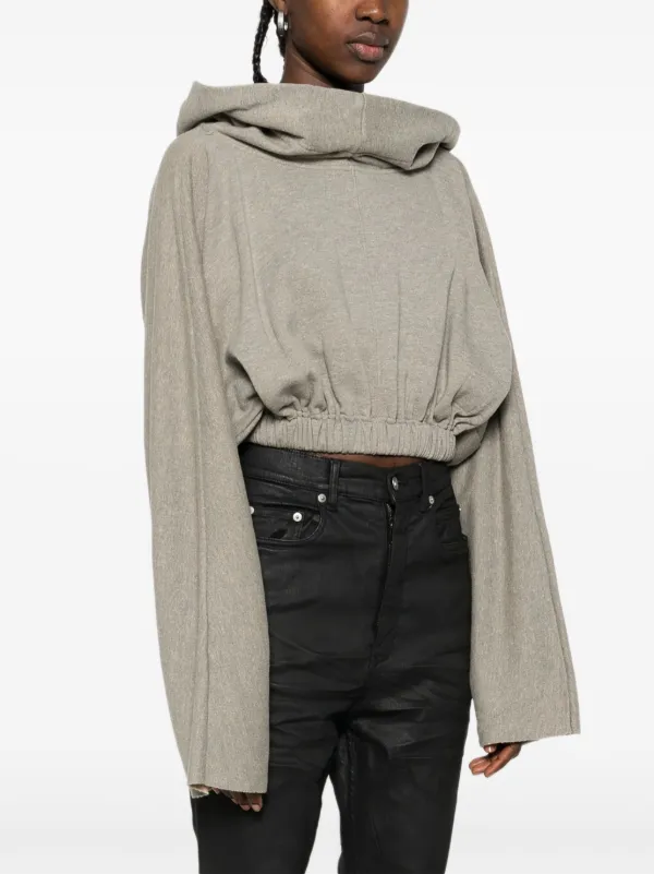 トップス Rick Owens drawstring hoodie parka sweat Rick Owens DRKSHDW Drawstring Hoodie | Grey | FARFETCH CA