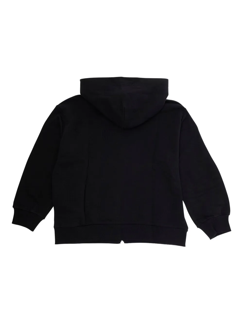 MM6 Maison Margiela Kids Hoodie met rits en print Zwart