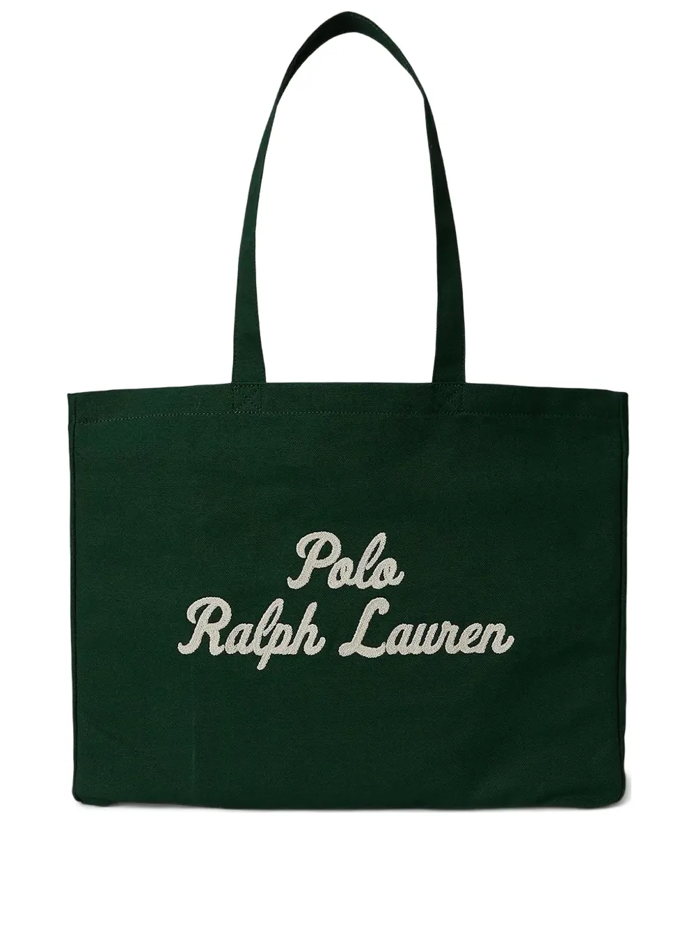 Polo Ralph Lauren logo-embroidered tote bag - Verde