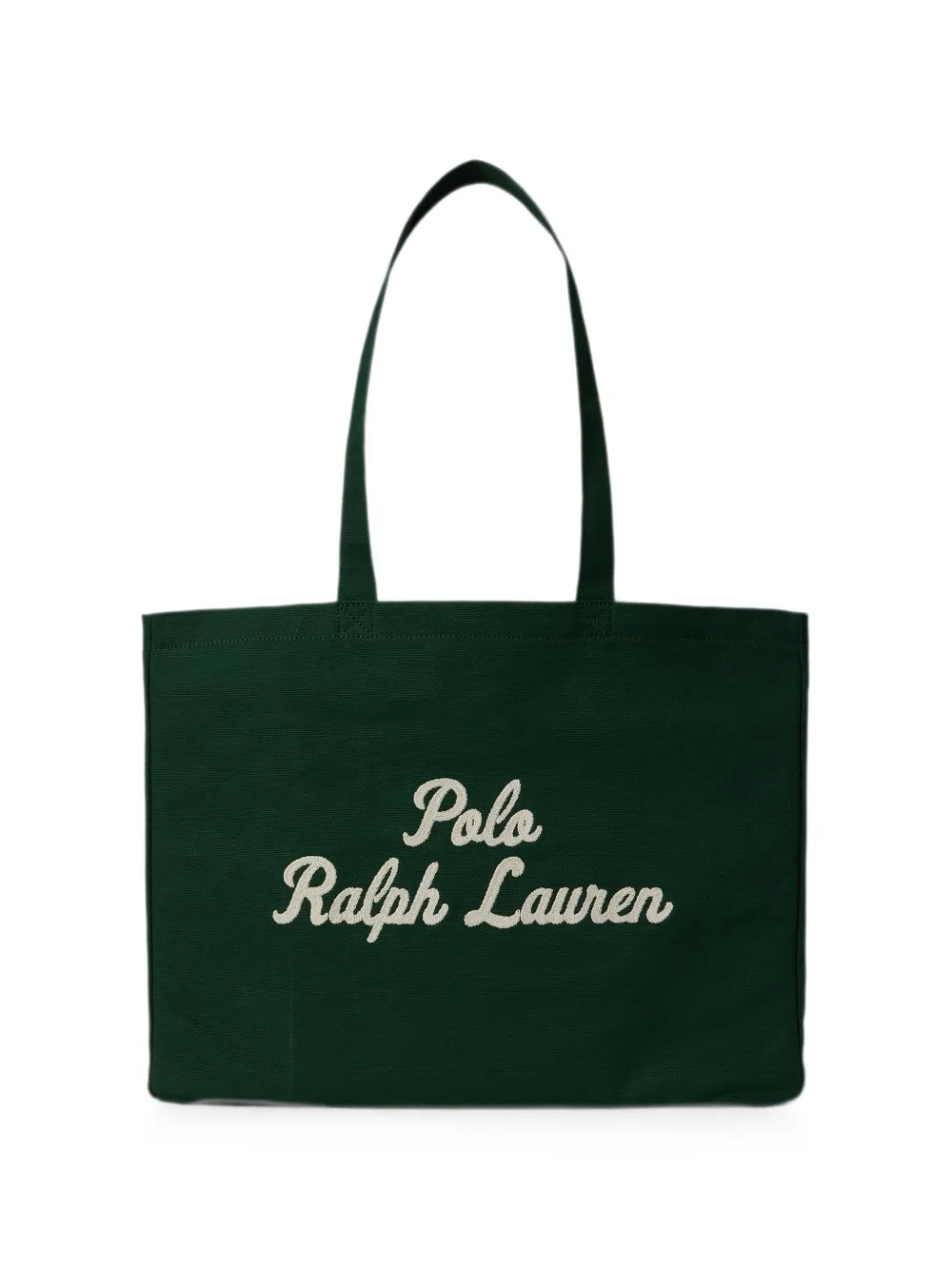 Polo Ralph Lauren logo-embroidered tote bag - Grün
