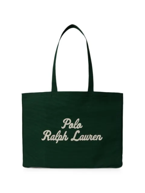 Polo Ralph Lauren logo-embroidered tote bag