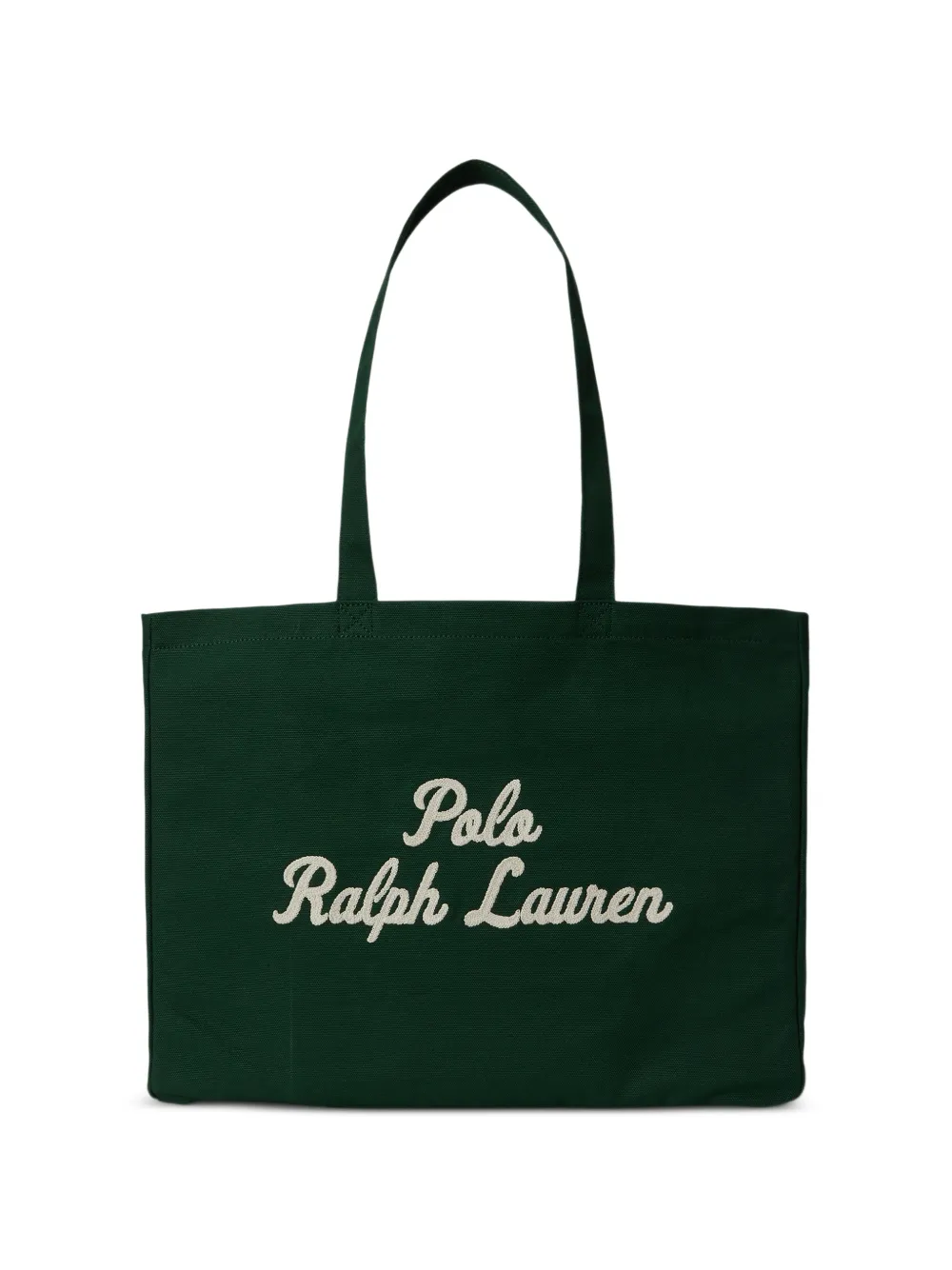 Polo Ralph Lauren logo-embroidered tote bag - Verde