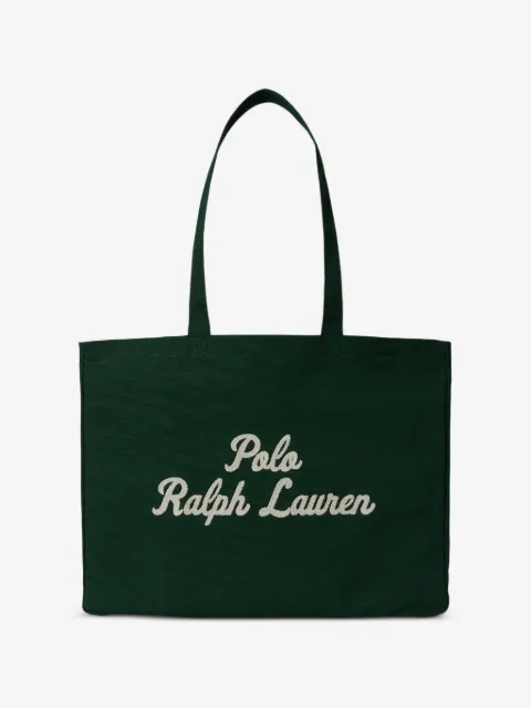 Polo Ralph Lauren logo-embroidered tote bag