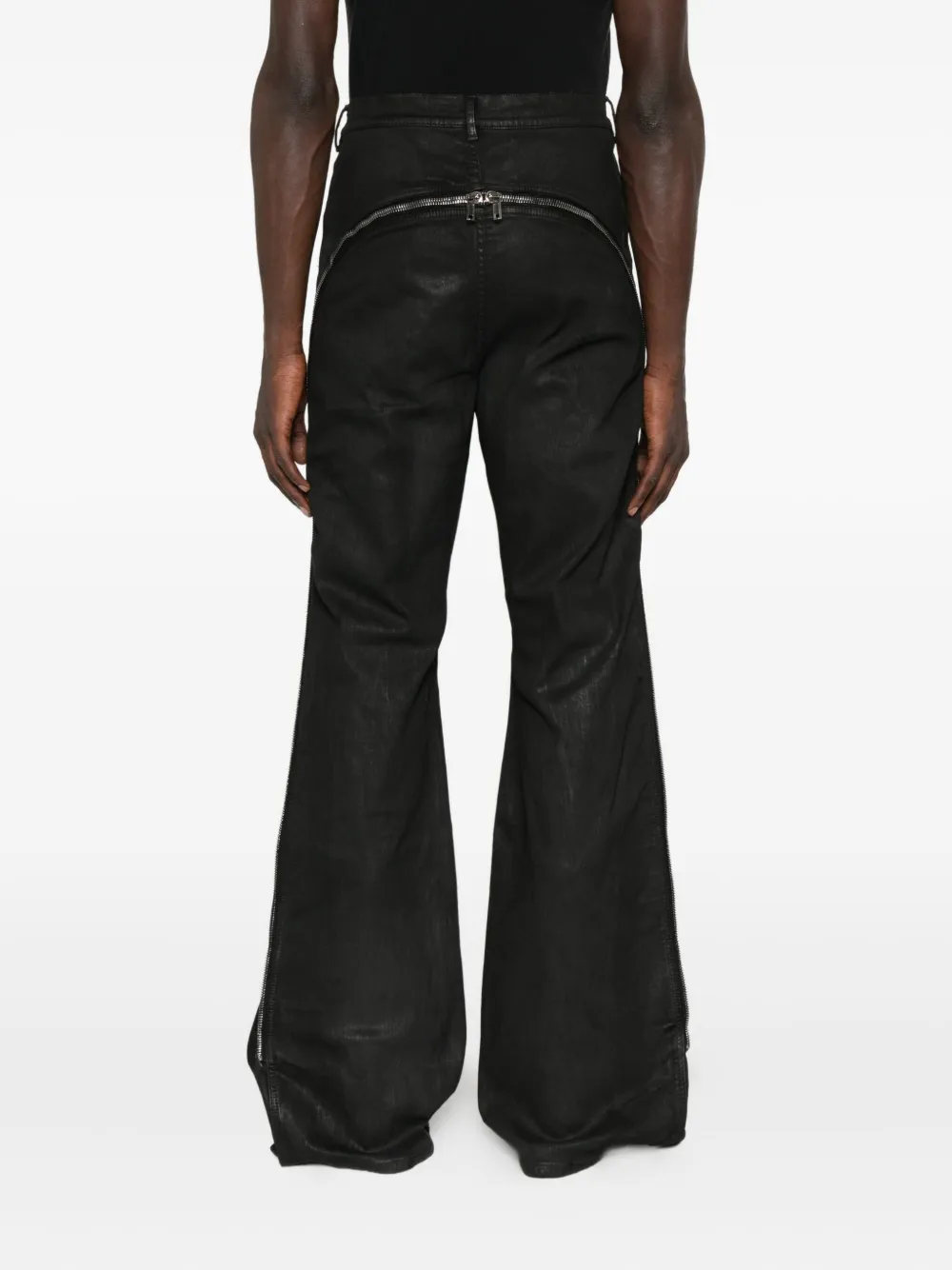 Rick Owens DRKSHDW Bolan Banana jeans met ritsdetail Zwart