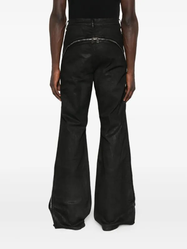 Rick Owens DRKSHDW Bolan Banana zip-detail Jeans | Black