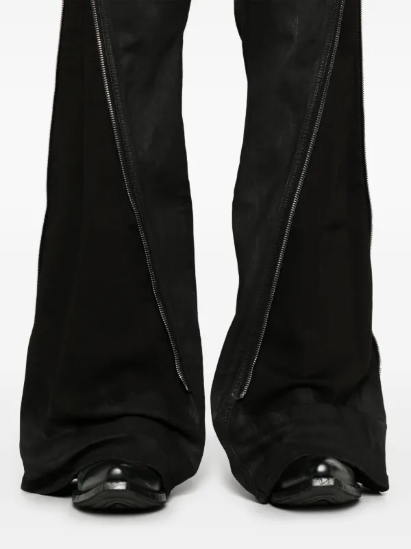 Rick Owens DRKSHDW Bolan Banana zip-detail Jeans | Black