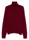 AMI Paris roll-neck embroidered sweater