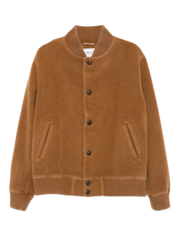 Circolo 1901 ウールボンバージャケット | ブラウン | FARFETCH JP