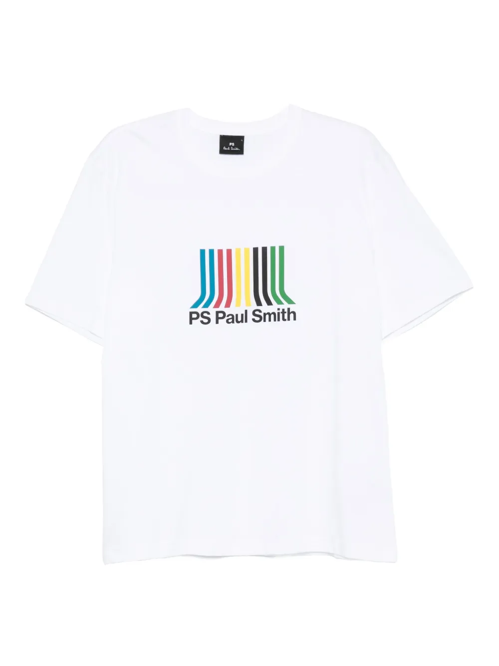 PS Paul Smith ストライプ Tシャツ - ホワイト PS Paul Smith ストライプ Tシャツ - ホワイト