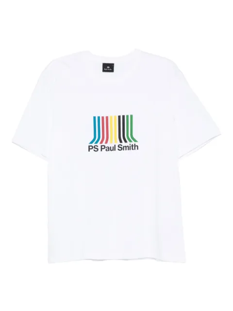 PS Paul Smith stripe-print organic cotton T-shirt