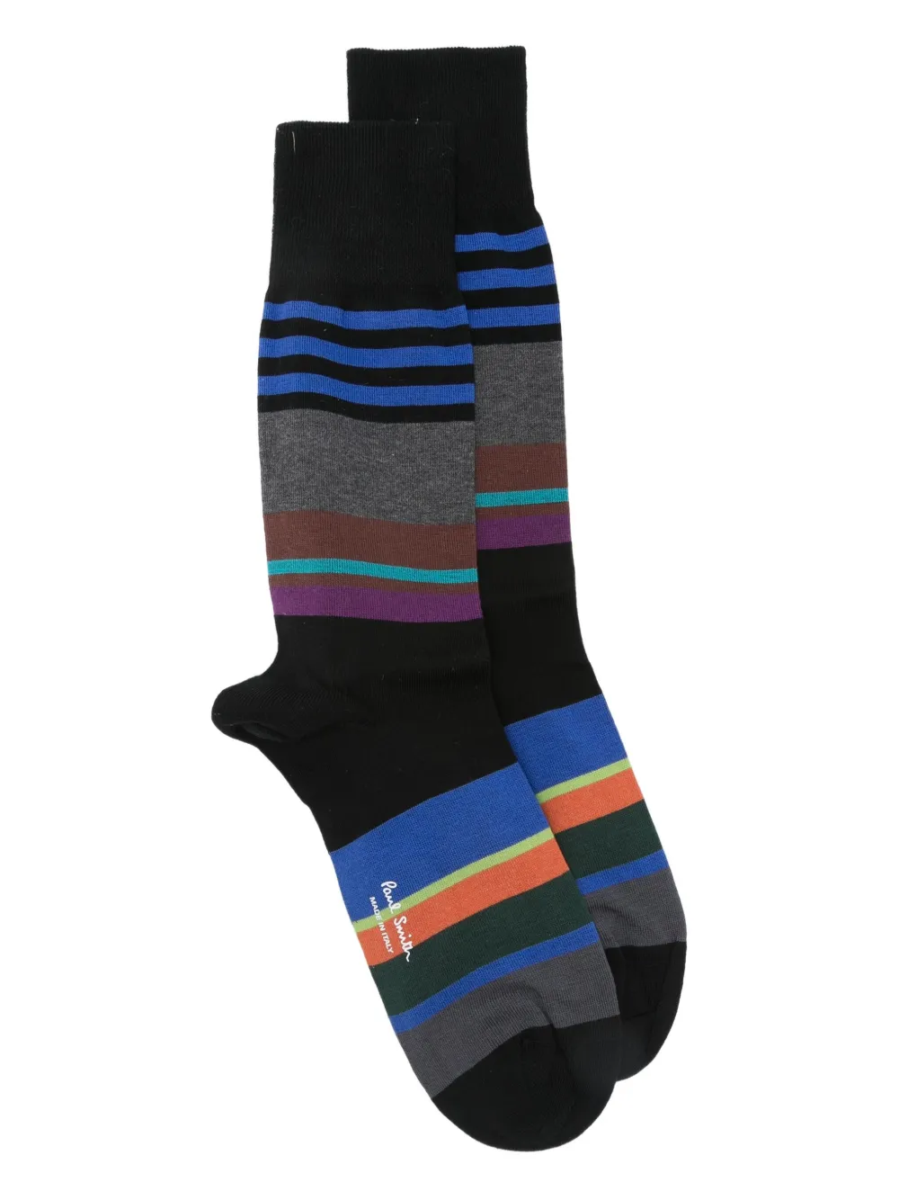 PS Paul Smith striped socks - ブラック PS Paul Smith striped socks - ブラック