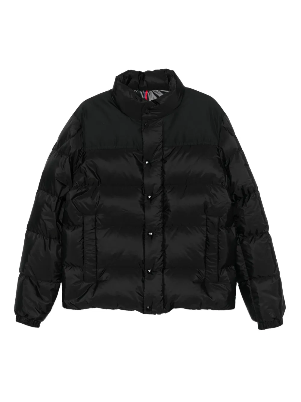Moncler quilted panelled jacket Zwart