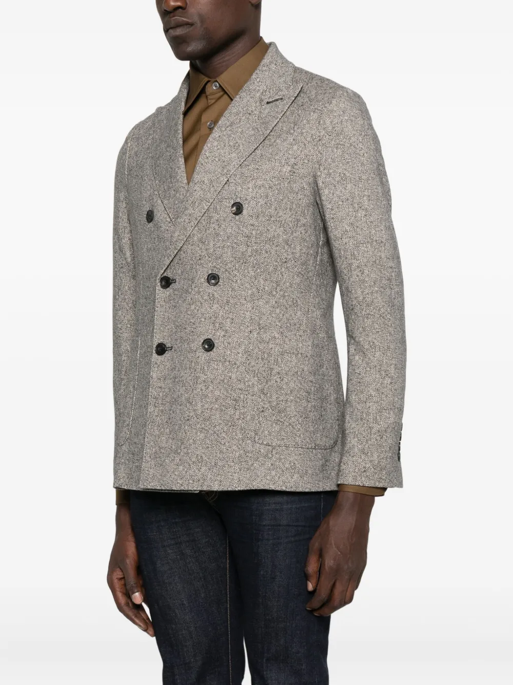 Circolo 1901 Blazer met dubbele rij knopen Zwart