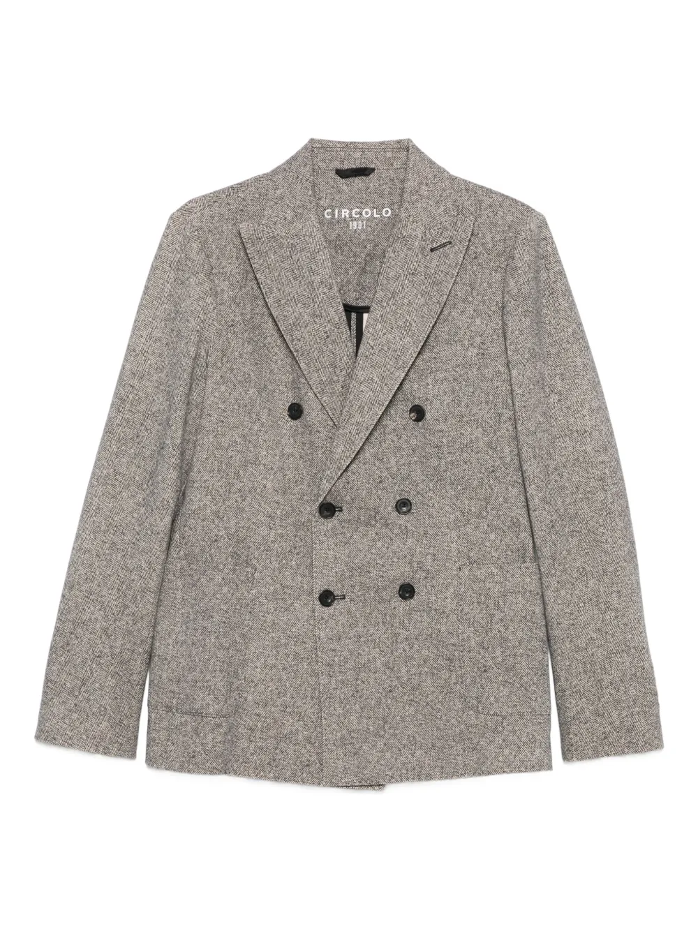 Circolo 1901 Blazer met dubbele rij knopen Zwart