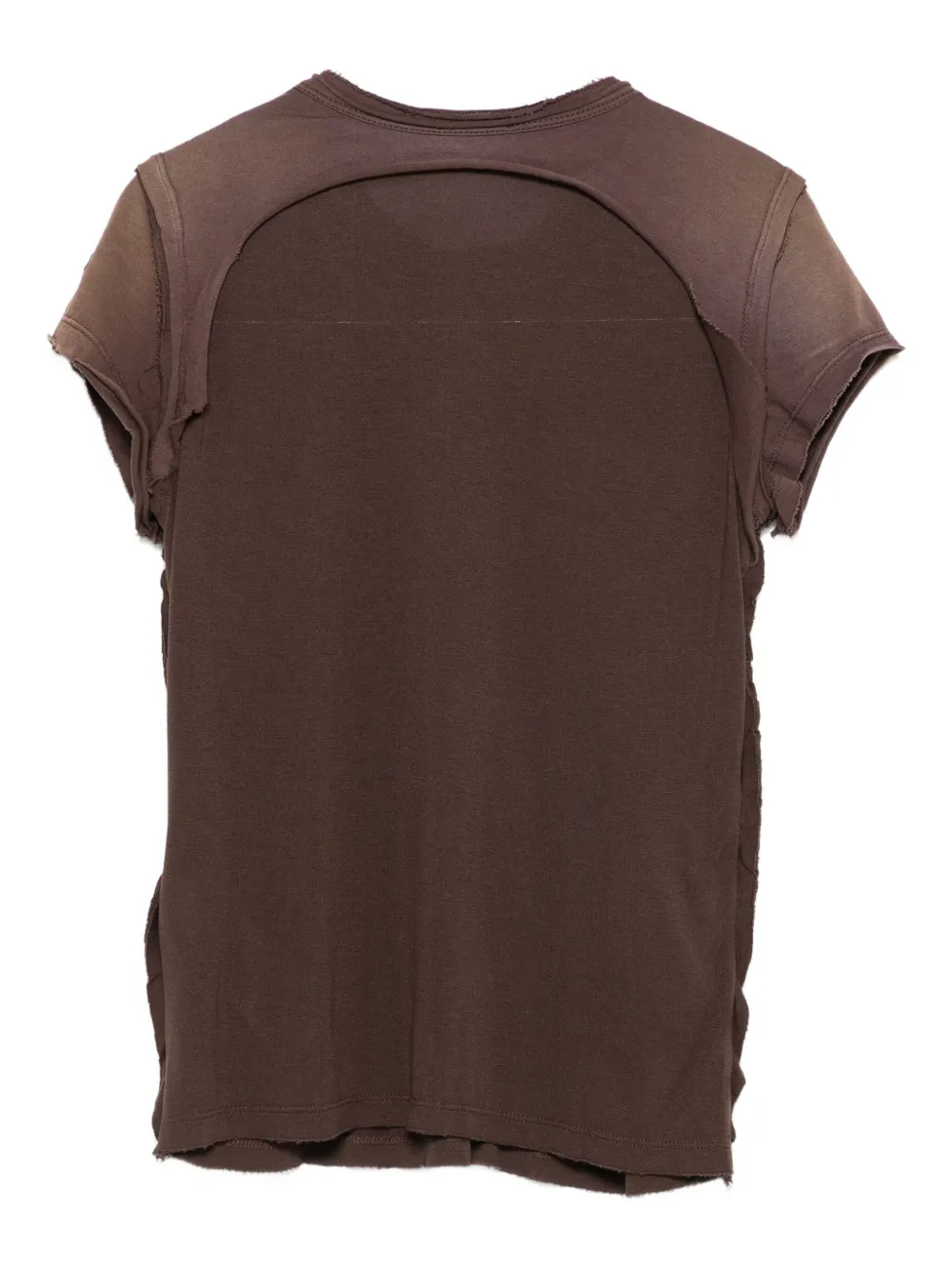 Diesel Henley T-shirt met knoopsluiting Bruin