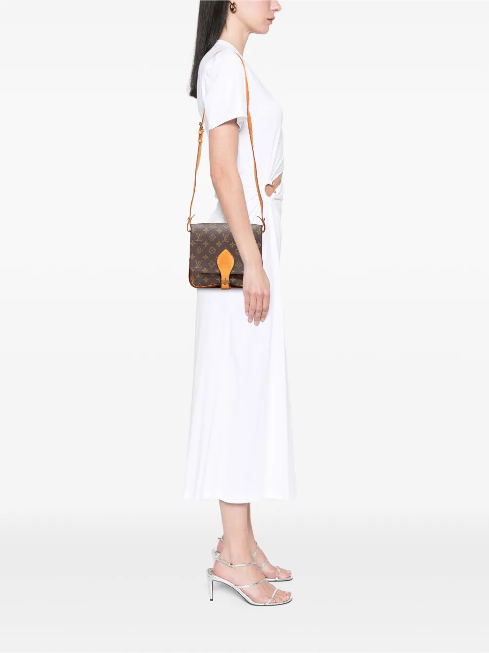 Louis Vuitton Pre-Owned Monogram Cartouchiere MM 斜挎包（1990年典藏款） | 典藏臻品 | Image 2