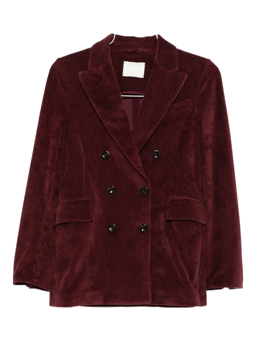 Circolo 1901 double-breasted corduroy jacket Rood