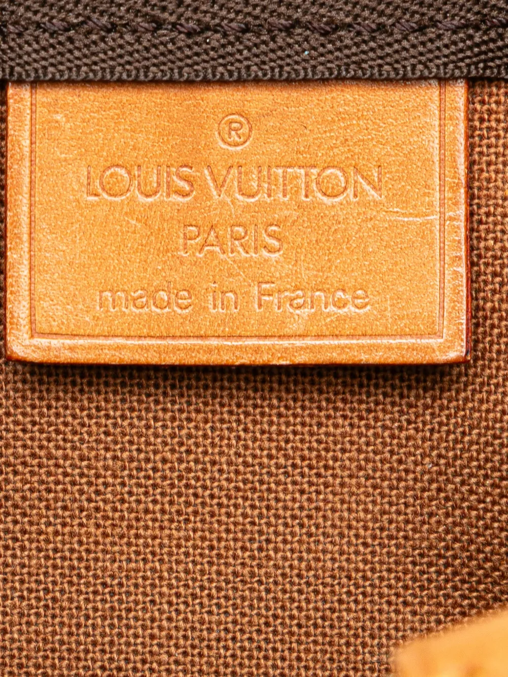 Pre-owned Louis Vuitton 1993 Monogram Mini Speedy Hl Satchel In Brown