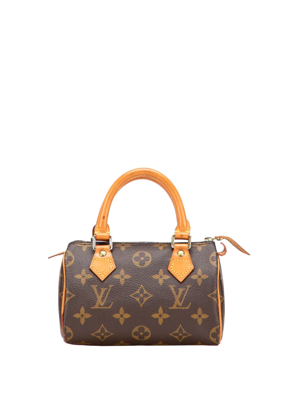 Louis Vuitton Pre-Owned 1998 モノグラム ミニ スピーディ HL サッチェルバッグ - ブラウン Louis Vuitton Pre-Owned 1998 モノグラム ミニ スピーディ HL サッチェルバッグ - ブラウン