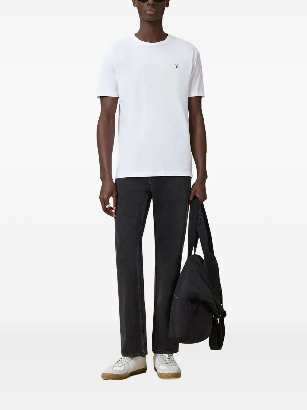 AllSaints Drie paar T-shirts met logo - Wit