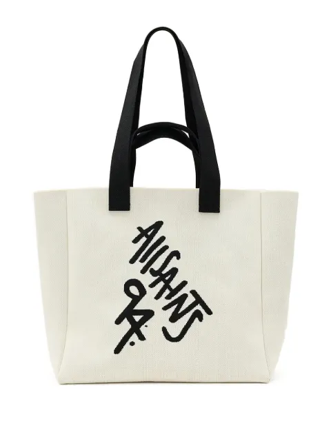 AllSaints Izzy logo tote bag
