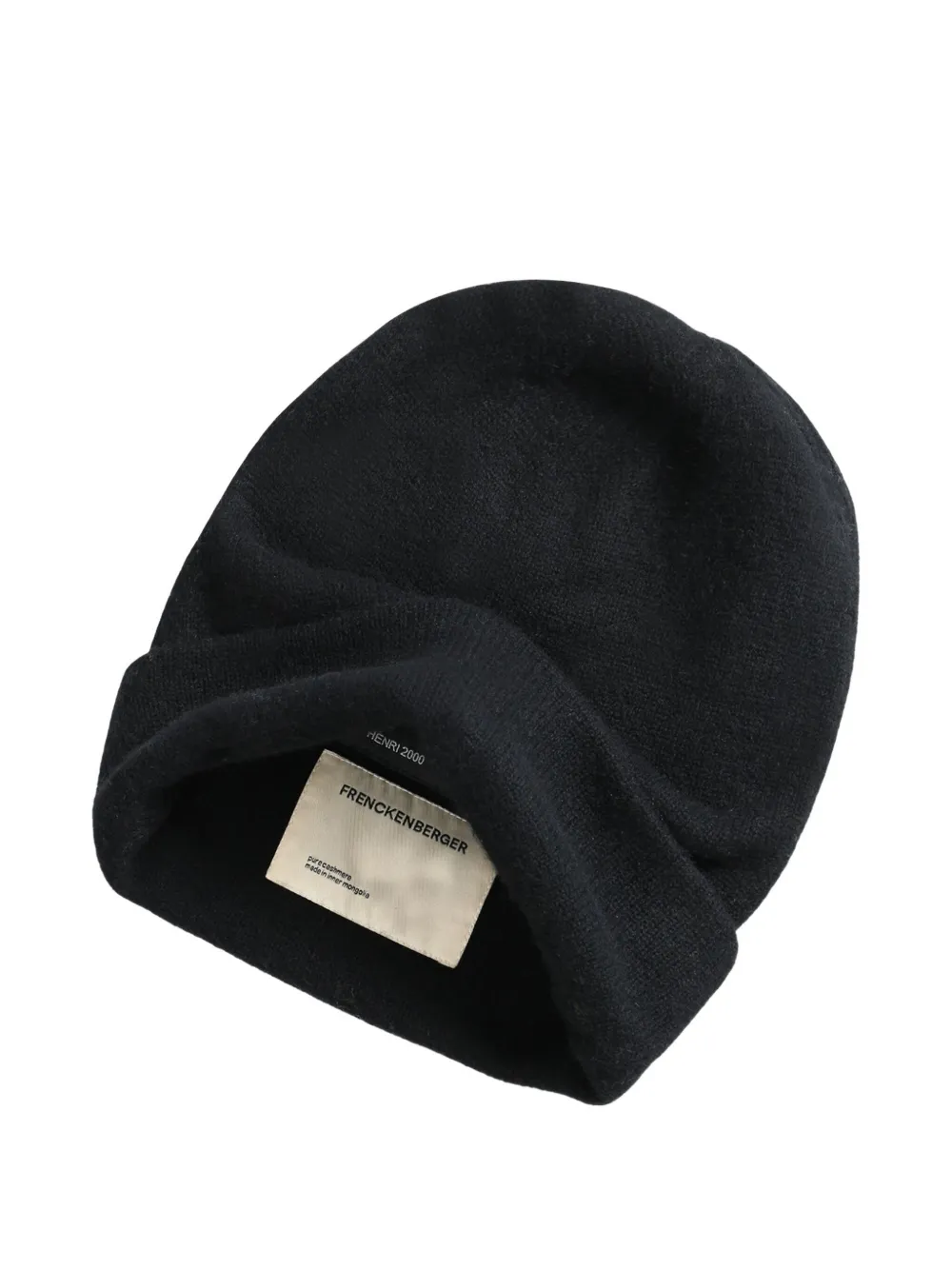 Frenckenberger cashmere beanie - Zwart