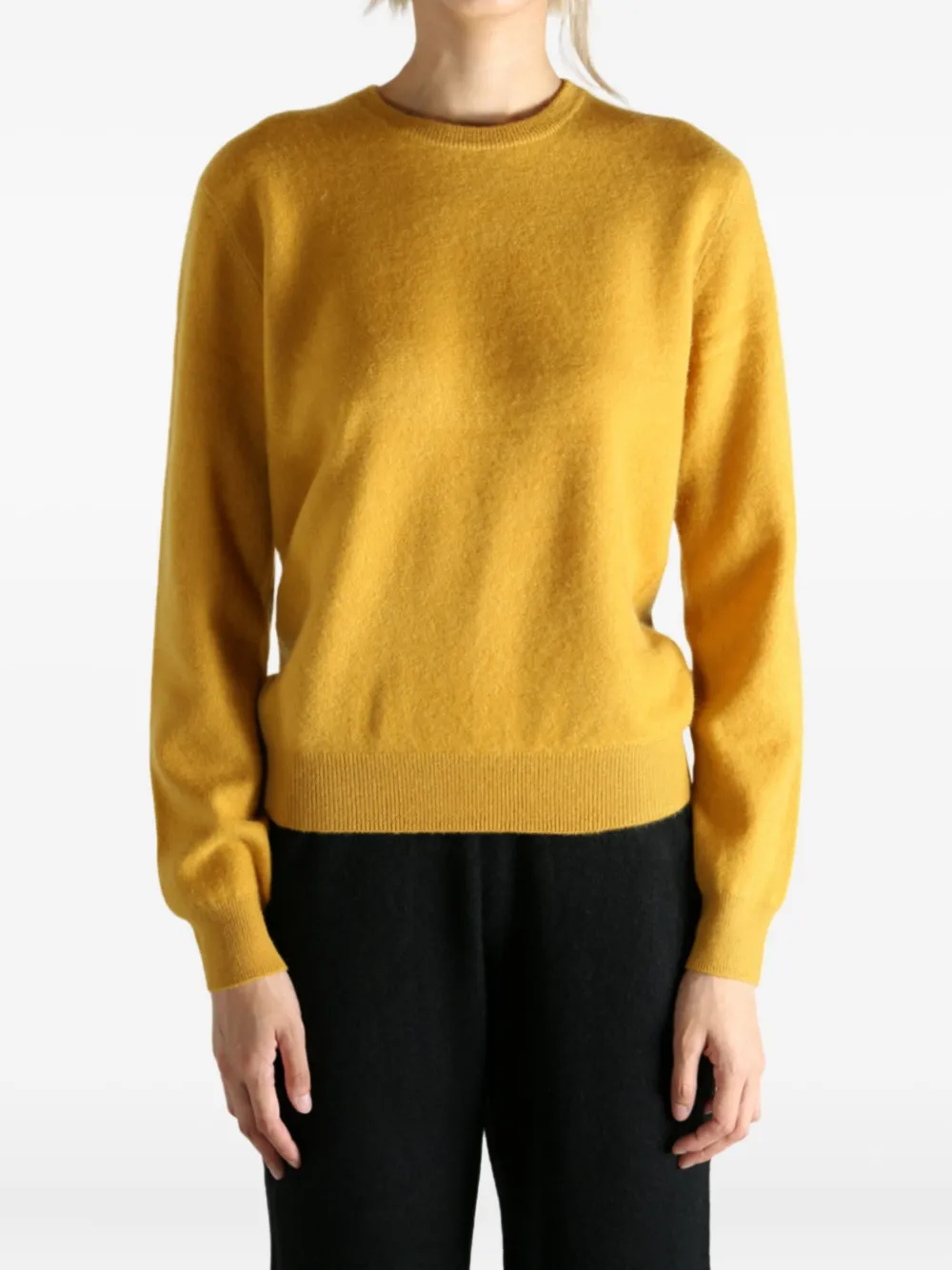 Frenckenberger crew-neck sweater Geel