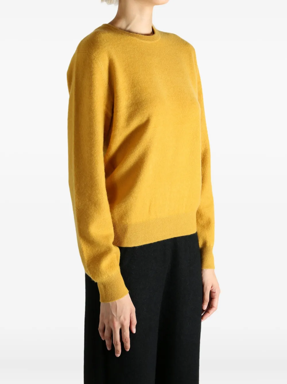 Frenckenberger crew-neck sweater Geel