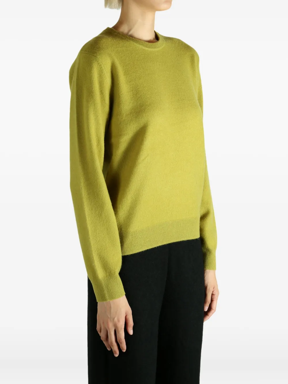 Frenckenberger Round-neck Sweater In Green
