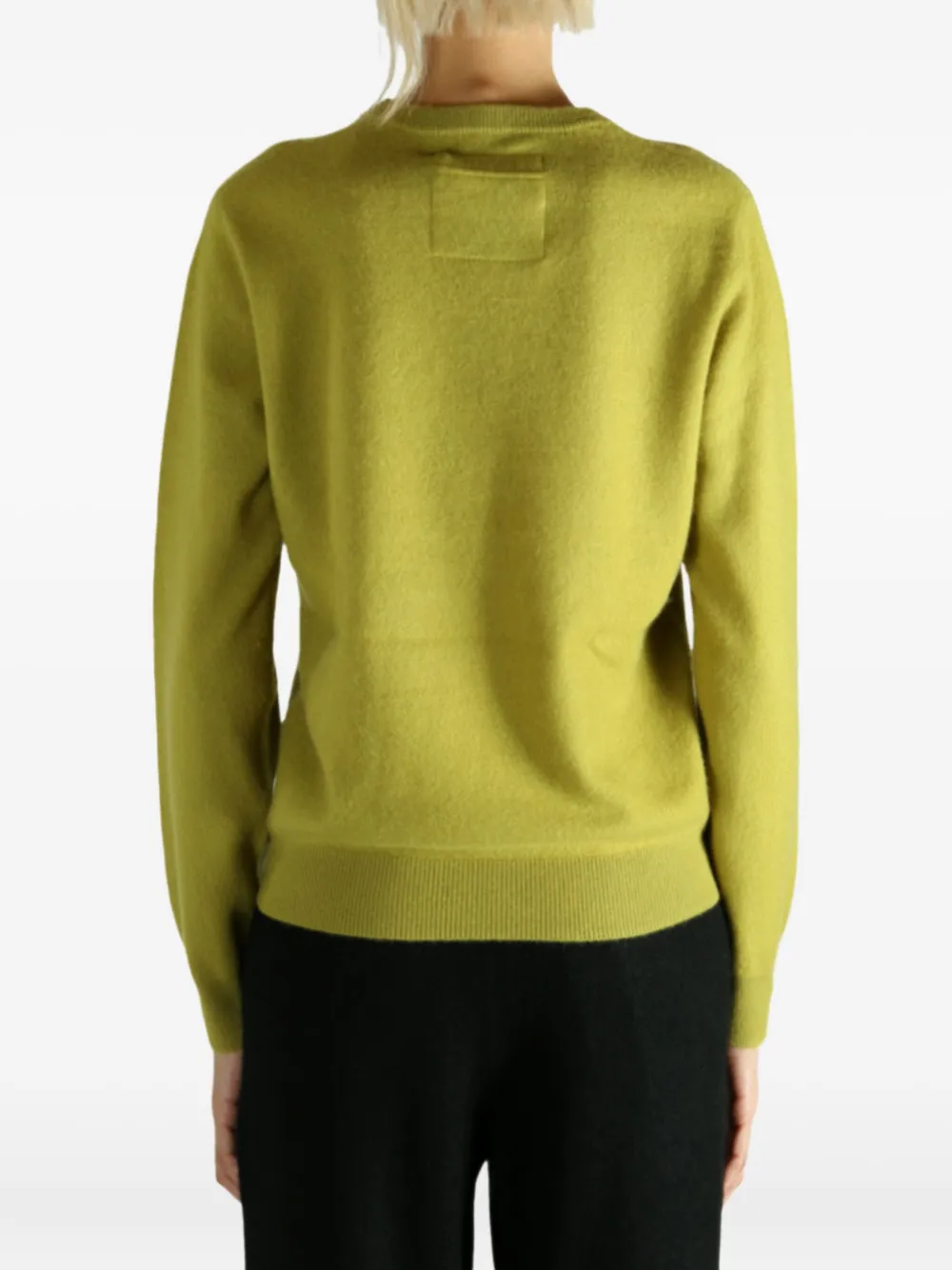 Frenckenberger Round-neck Sweater In Green