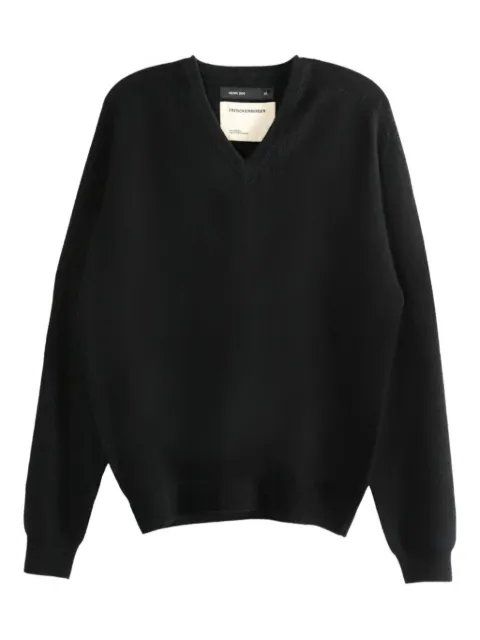 Frenckenberger V-neck cashmere sweater