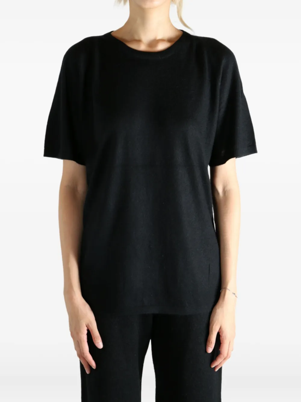 Frenckenberger crew-neck t-shirt Zwart