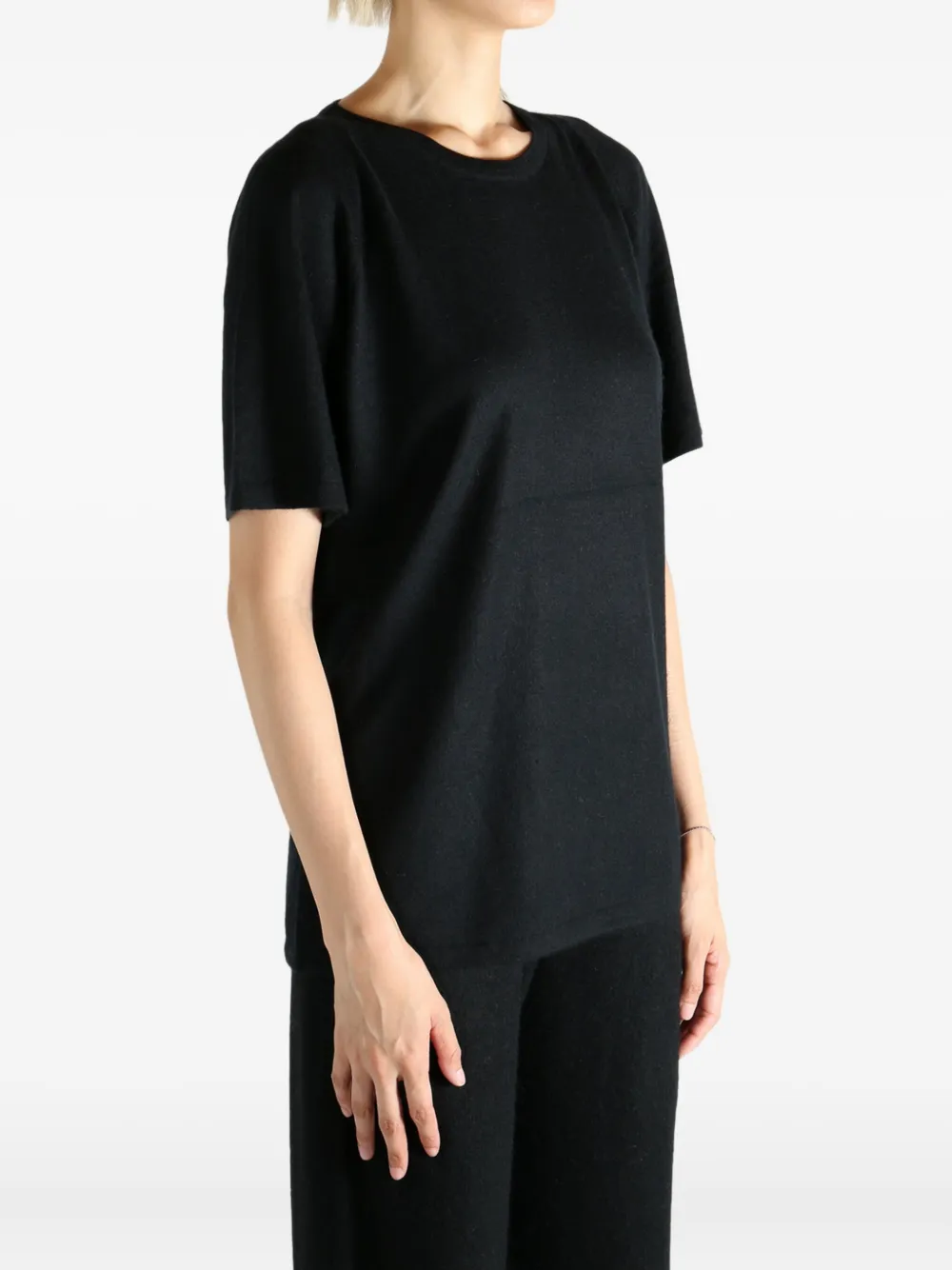 Frenckenberger crew-neck t-shirt Zwart