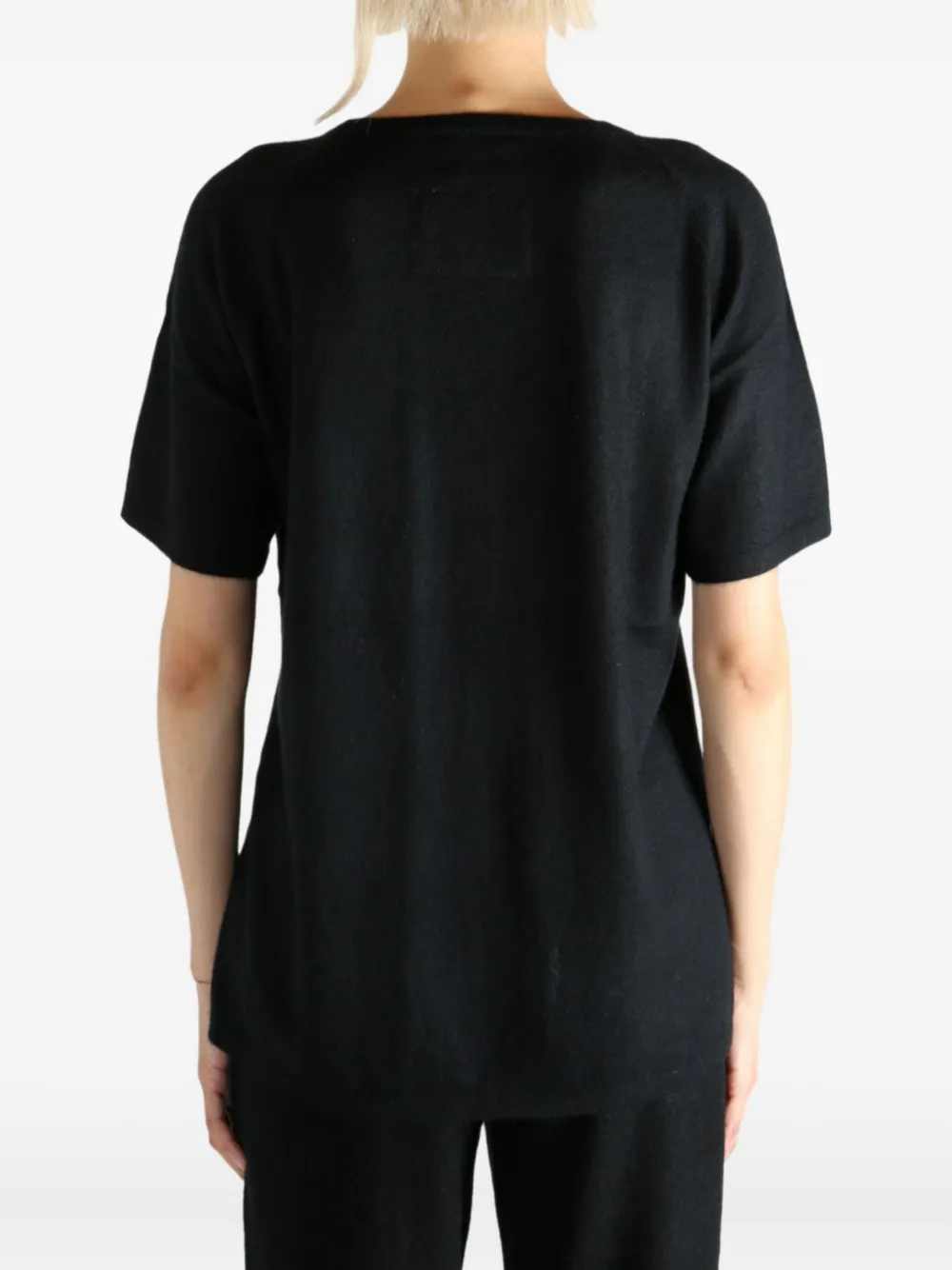 Frenckenberger crew-neck t-shirt Zwart