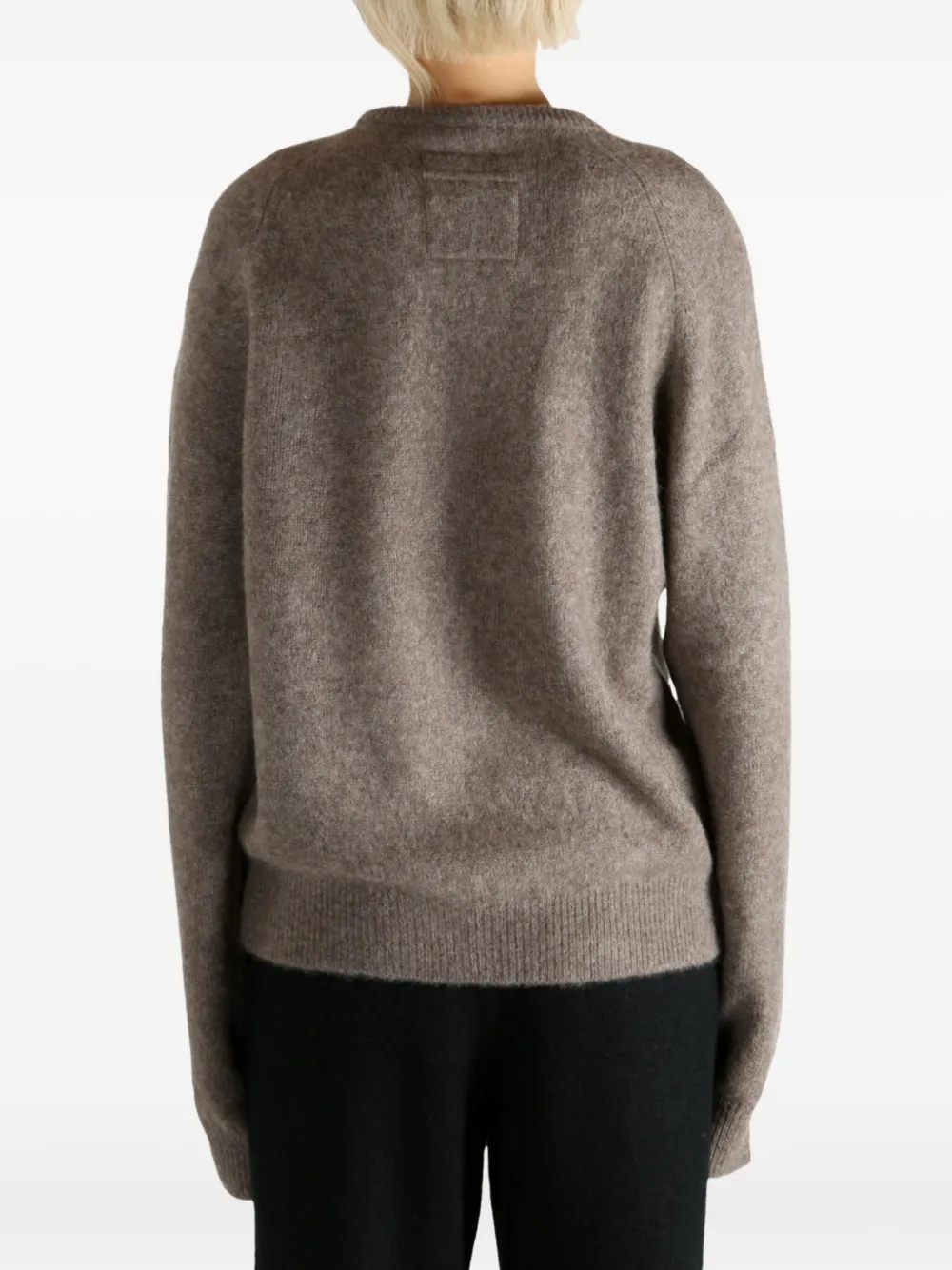 Frenckenberger Raglan-sleeve Sweater In Gray