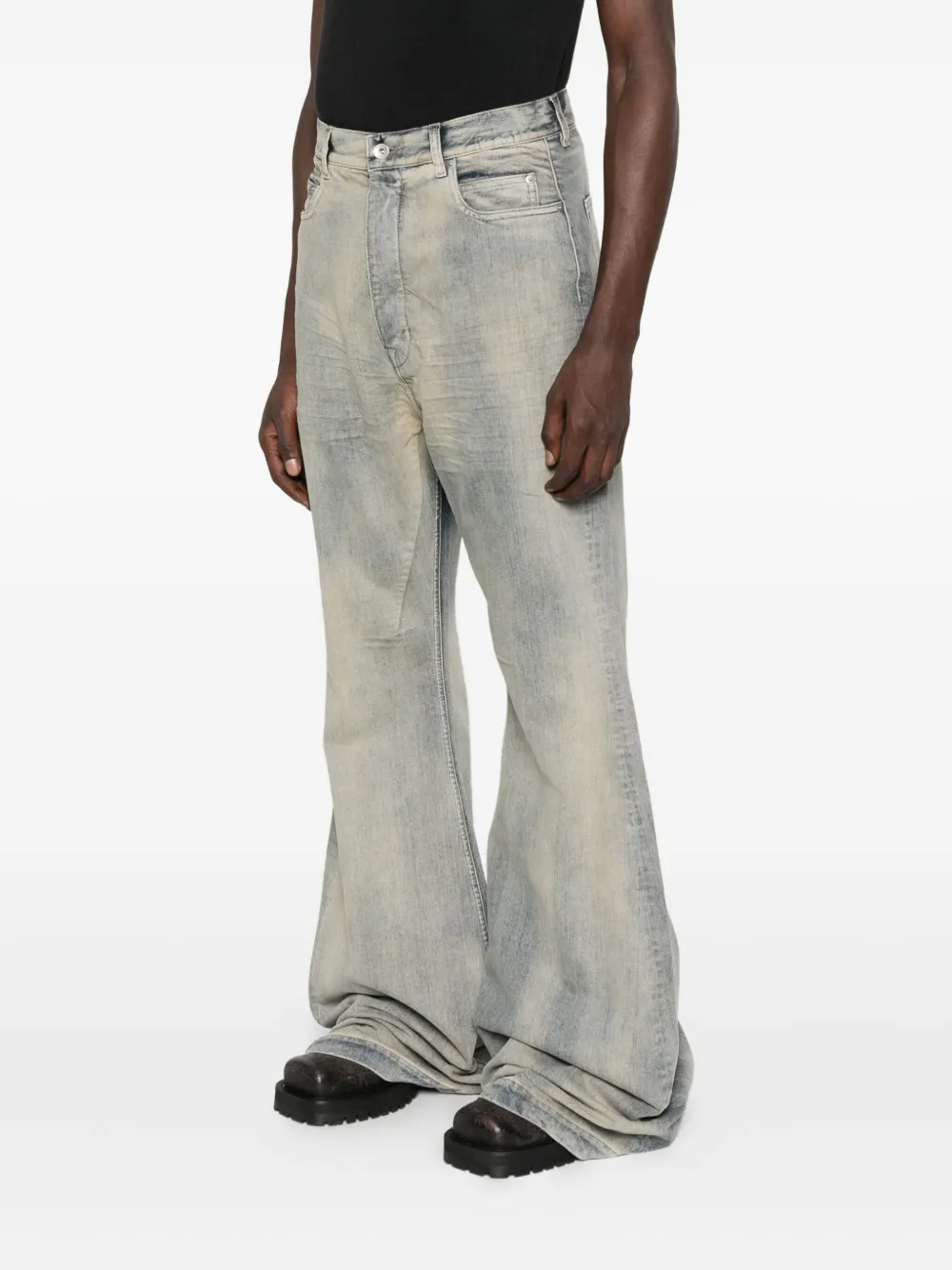 Rick Owens DRKSHDW Bolan Bootcut jeans met vervaagd effect Blauw