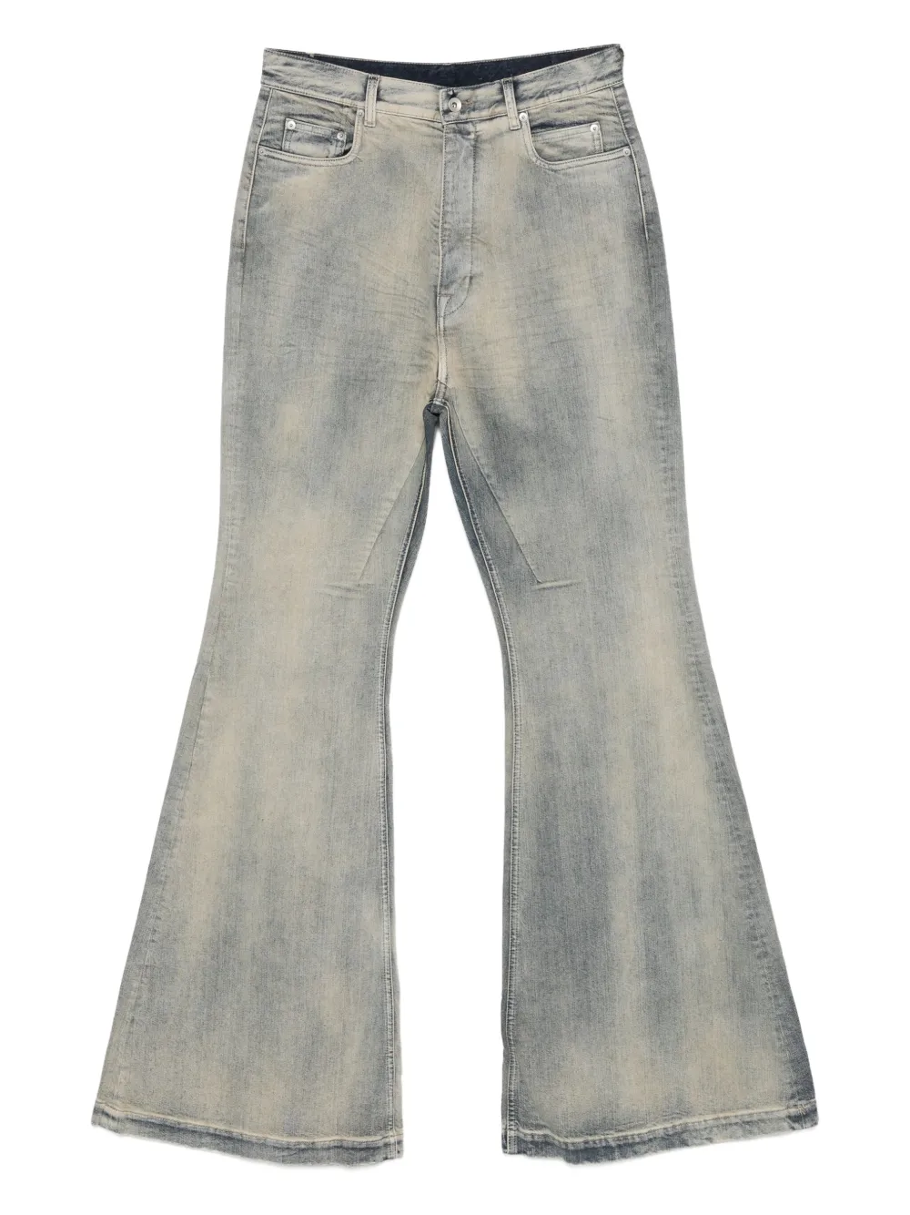 Rick Owens DRKSHDW Bolan Bootcut jeans met vervaagd effect Blauw