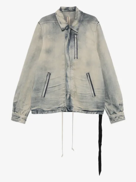 Rick Owens DRKSHDW zip-fastening drawstring jacket