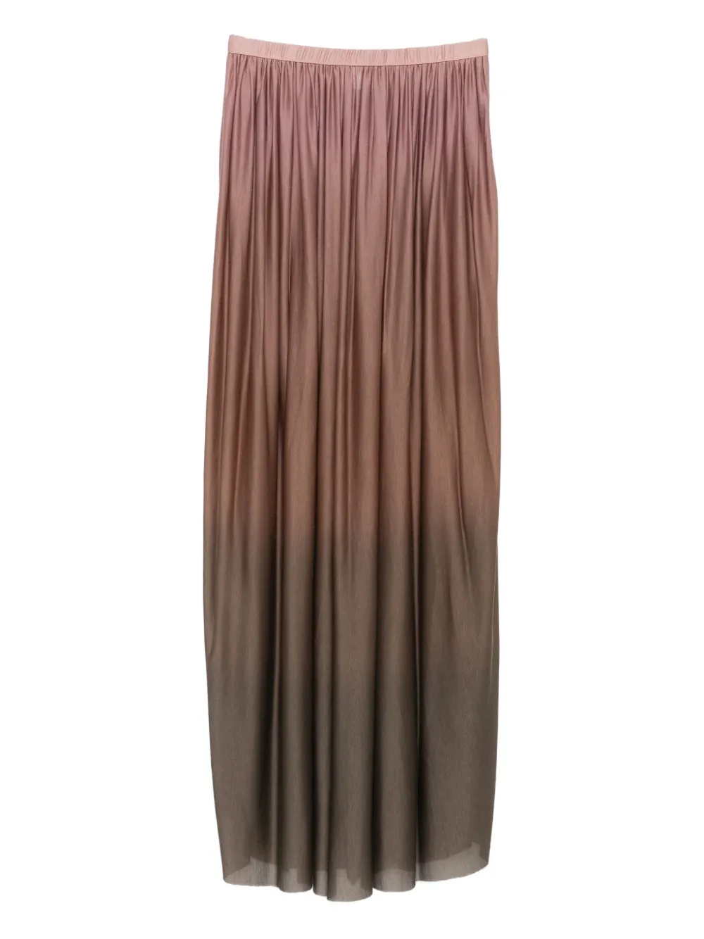Faliero Sarti ombre pleated skirt - Bruin