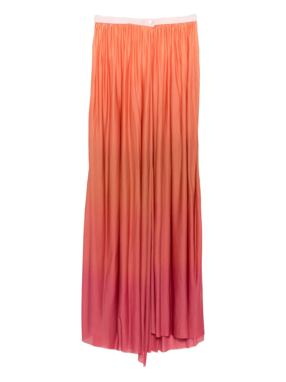 Faliero Sarti pleated ombre skirt Oranje