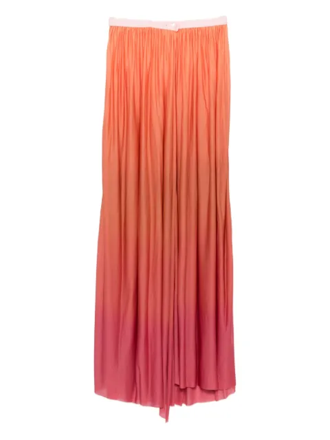 Faliero Sarti pleated ombre skirt