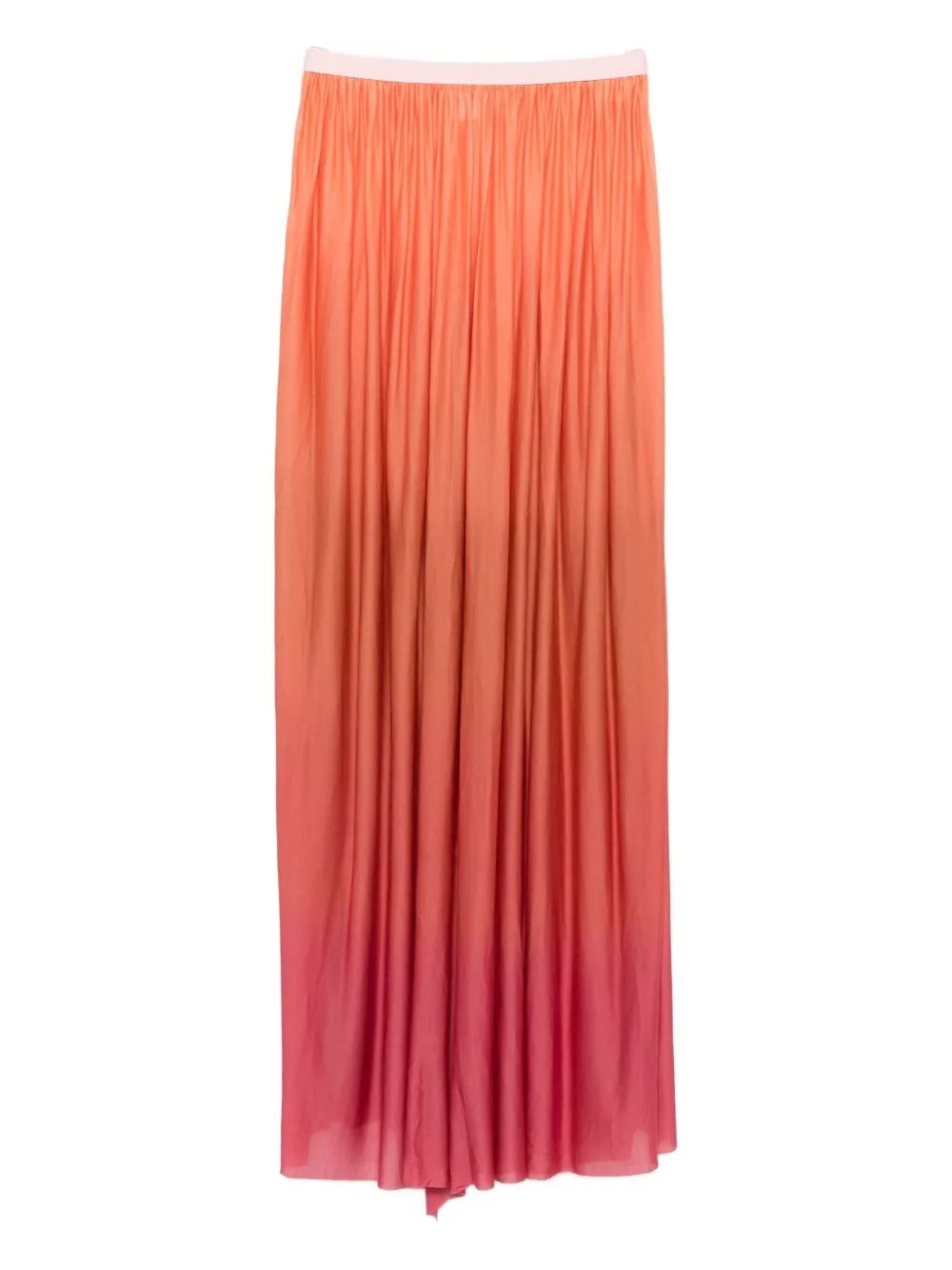 Faliero Sarti pleated ombre skirt - Oranje