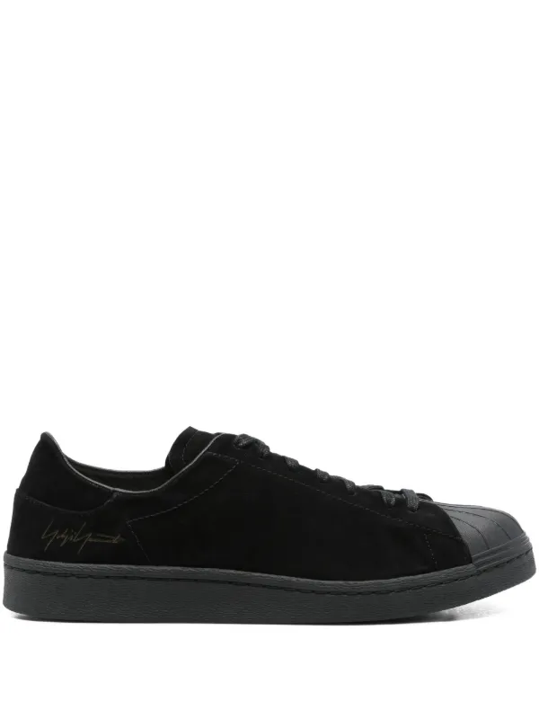 Y-3 レザースニーカー | ブラック | FARFETCH JP
