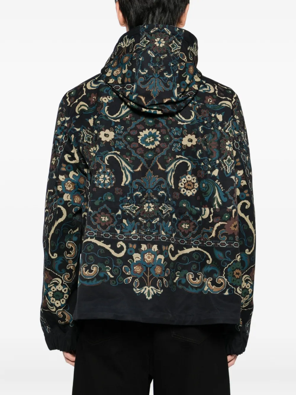 sacai Jack met print Blauw