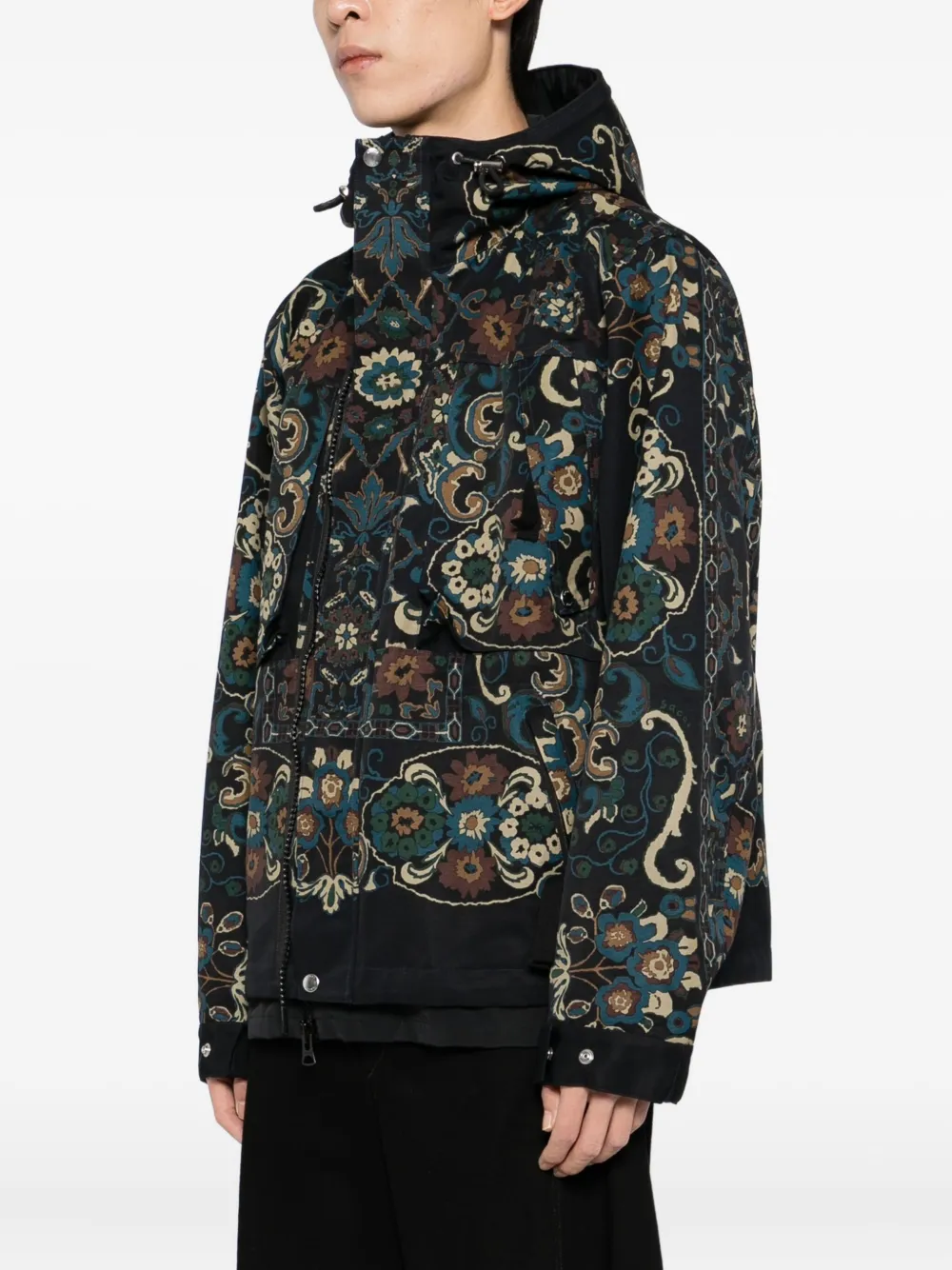 sacai Jack met print Blauw