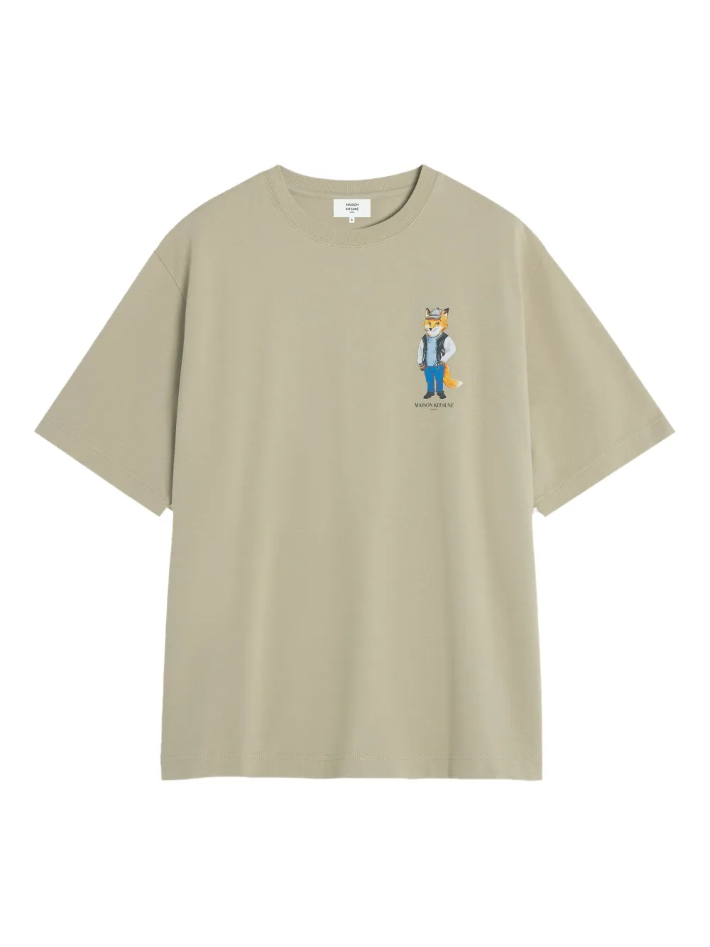 Maison Kitsuné グラフィック Tシャツ - グリーン Maison Kitsuné グラフィック Tシャツ - グリーン