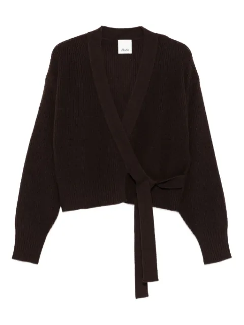 Allude wrap-tie cardigan